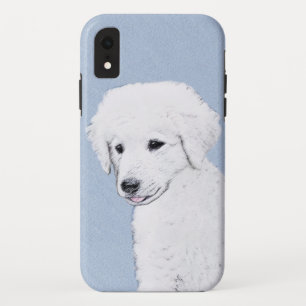 Kuvasz-schildering - Cute Original Dog Art iPhone XR Hoesje