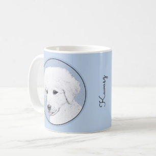 Kuvasz-schildering - Cute Original Dog Art Koffiemok