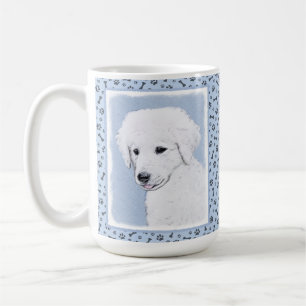 Kuvasz-schildering - Cute Original Dog Art Koffiemok
