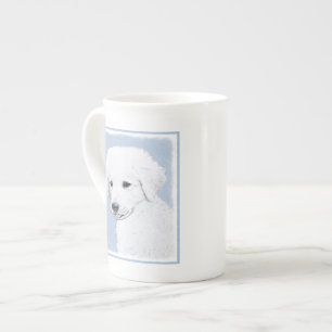 Kuvasz-schildering - Cute Original Dog Art Porselein Kop