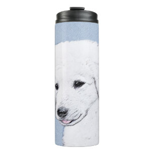 Kuvasz-schildering - Cute Original Dog Art Thermosbeker