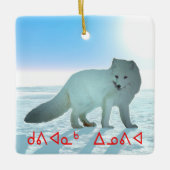 Kuvianak Innovia - Arctic Fox Keramisch Ornament (Voorkant)