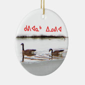 Kuvianak Innovia - Honkers - Canada Gese Keramisch Ornament (Rechts)