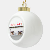 Kuvianak Innovia - Honkers - Canada Gese Keramische Bal Ornament (Rechts)