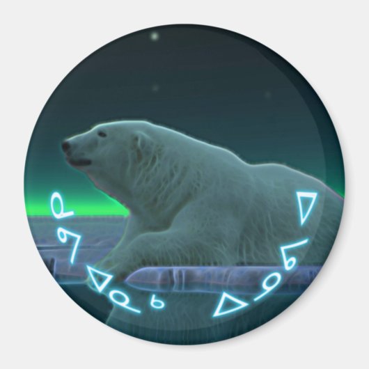 Kuvianak Innovia - Ice Edge Polar Beer Magneet (Voorkant)