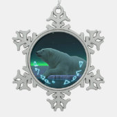 Kuvianak Innovia - Ice Edge Polar Beer Tin Sneeuwvlok Ornament (Voorkant)