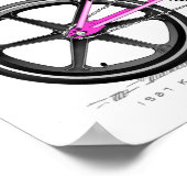 Kuwahara Magicia Pro LixBMX  BMX-schets Poster (Hoek)