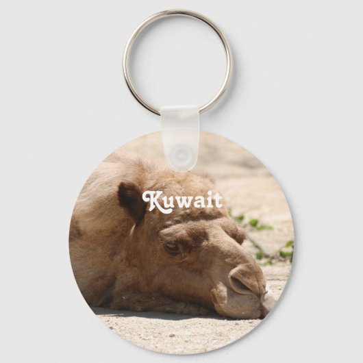 Kuwait Camel Sleutelhanger (Voorkant)