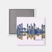 Kuwait City Skyline Magneet (Voorkant / Achterkant)