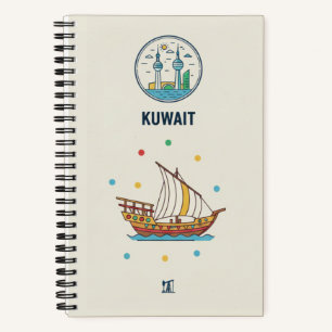 Kuwait Erfgoed & Traditioneel Dhow Fotoarchief Notitieboek