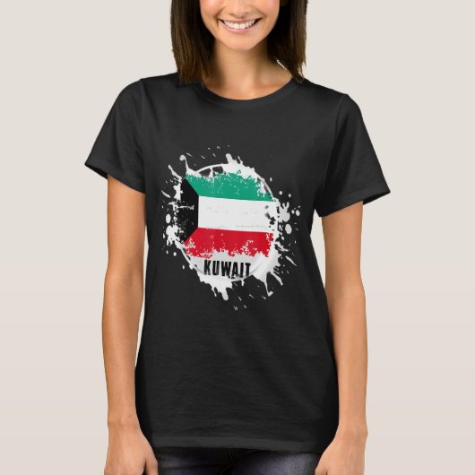 Kuwait Splash T-shirt (Voorkant)