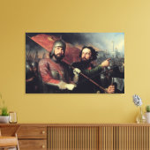 Kuzma Minin & Dmitry Pozharsky Canvas Afdruk (Insitu (Woonkamer))