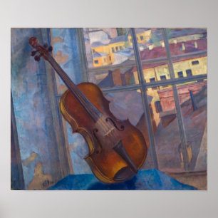 Kuzma Petrov-Vodkin - Een Violin Poster