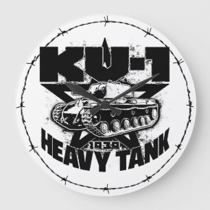 KV-1 grote klok acrylwandklok