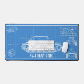 KV-1-tank Bureaumat (Keyboard & Muis)