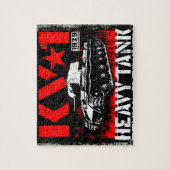 KV-1 zware sovjettank Legpuzzel (Verticaal)