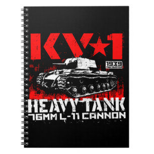KV-1 zware sovjettank Notitieboek