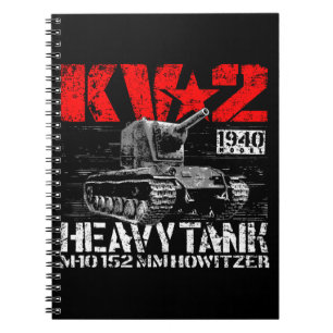 KV-2 zware sovjettank Notitieboek