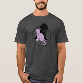 KV-POP aangepast t-shirt-shirt (donker) T-shirt