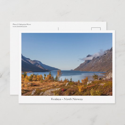 Kvaloya Island Briefkaart (Voorkant / Achterkant)