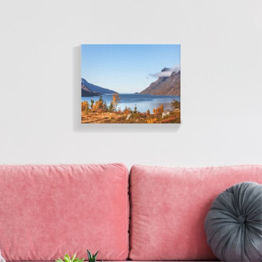 Kvaloya Island Canvas Afdruk (Insitu (Woonkamer))