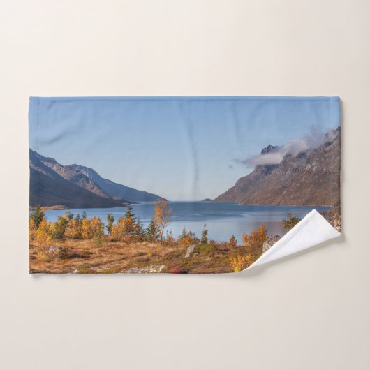 Kvaloya Island Norvège (Serviette à main)