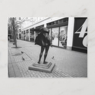 Kvinneakt en het briefkaart Pigeons