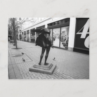 Kvinneakt en het briefkaart Pigeons