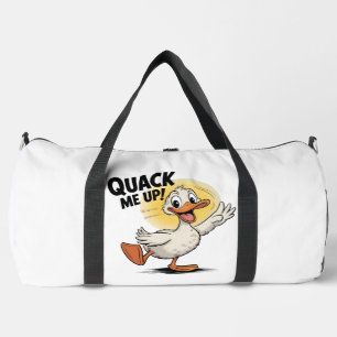 Kwак Me Up Grappige Eend Ontwerp Plunjezak
