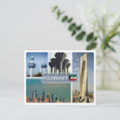 KW Kuwait - Briefkaart (Staand voorkant)