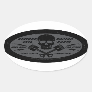Kwaad 012B Ovale Sticker