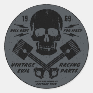 Kwaad 012B Ronde Sticker