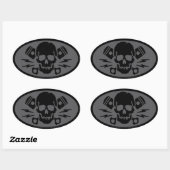  Kwaad 015B Ovale Sticker (Vel)