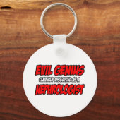 Kwaad Genius...Nephroloog Sleutelhanger (Voorkant)