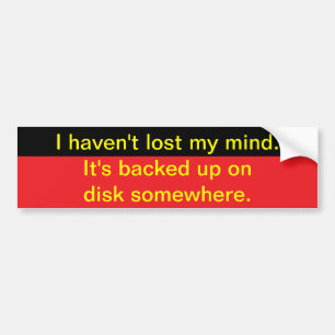 Kwaad geworden bumpersticker
