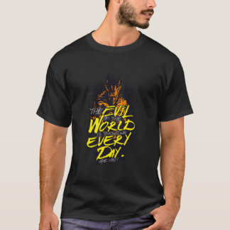 Kwaad is elke dag trainen om sterk te zijn, hard t t-shirt