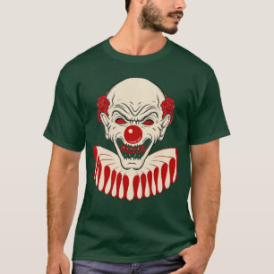 Kwaadaardige Clown Horror Moordenaar Clowns Eng Cr T-shirt