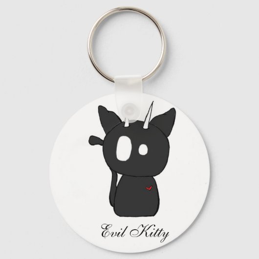 Kwaadaardige Kitty-sleutelhanger Sleutelhanger (Voorkant)