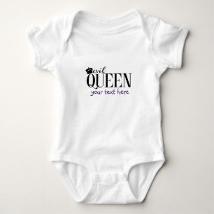 KWAADAARDIGE KONINGIN Baby Persoonlijk Aangepast E Romper