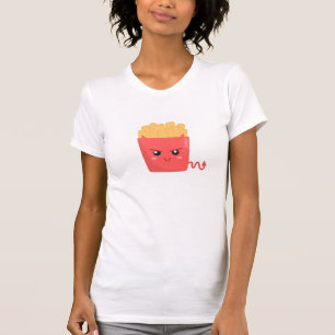 Kwaadaardige maar Kawaii Frites T-shirt