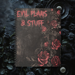 Kwaadaardige Plannen & Stuk Gothic Notitieboek