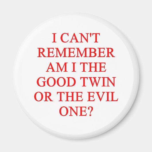 kwaadaardige tweeling magneet (Voorkant)