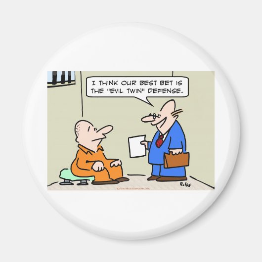 kwaadaardige tweelingverdediger magneet (Voorkant)