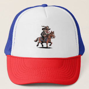 KWADAARDIGE Kerstman Kerst Cowboy Paard Westerse K Trucker Pet