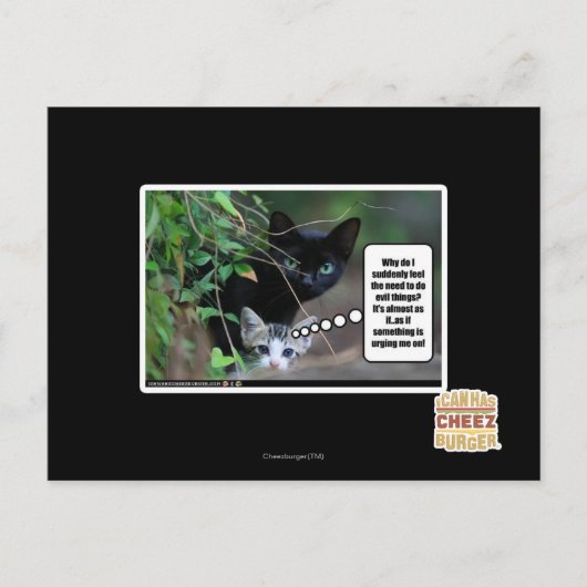 kwade dingen briefkaart (Voorkant)