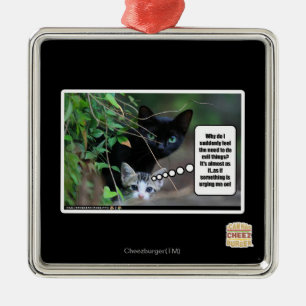 kwade dingen metalen ornament