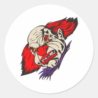 kwade snaringstang ronde sticker