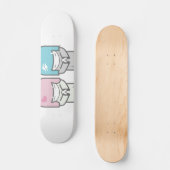 kwade tweeling skateboard (Voorkant)