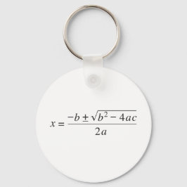kwadratische formule sleutelhanger