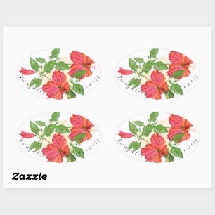 Kwaj Flower Sticker